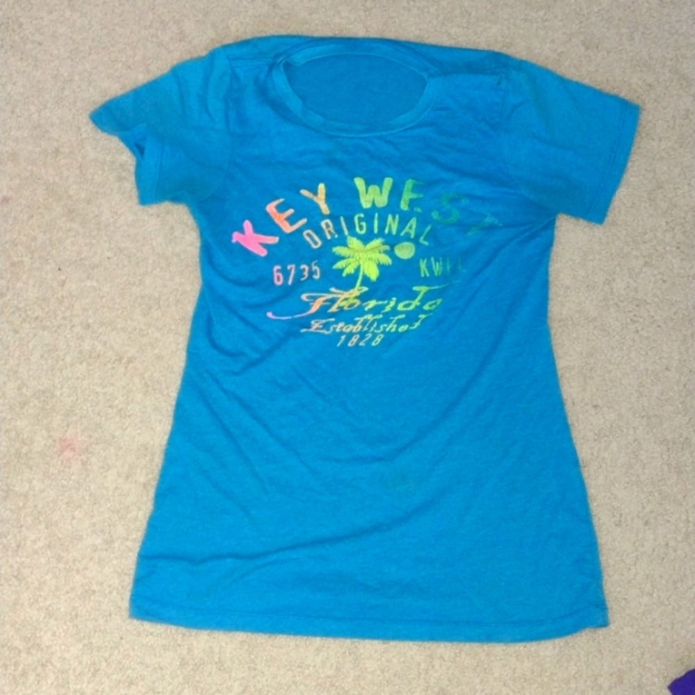 Blue key west Tshirt